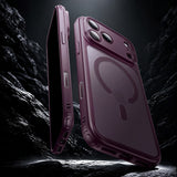 Husă pentru iPhone 18 Pro / iPhone 17 Pro, ESR Classic Hybrid HaloLock, Bordo mat