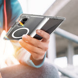 Husă pentru Samsung Galaxy Z Fold8, Dux Ducis Clin Magnetic Series, Transparentă