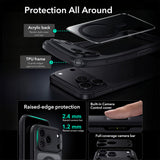 Husă pentru iPhone 17 Pro Max / iPhone 18 Pro Max, ESR Classic Hybrid HaloLock, Transparentă Neagră