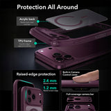 Husă pentru iPhone 17 Pro Max / iPhone 18 Pro Max, ESR Classic Hybrid HaloLock, Bordo mată
