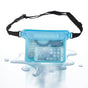 Techsuit Waterproof Pouch, Universal Silicone Big Bag pentru Accessories, Albastru