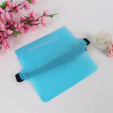 Techsuit Waterproof Pouch, Universal Silicone Big Bag pentru Accessories, Albastru