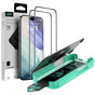 Folie telefon pentru iPhone 17 Pro Max / iPhone 18 Pro Max, ESR Armorite UltraFit, set 2 bucăți, Neagră