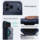 Husă pentru iPhone 17 Pro / iPhone 18 Pro, ESR Cyber HaloLock, Albastră