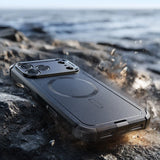 Husă pentru iPhone 17 Pro / iPhone 18 Pro, ESR Cyber HaloLock, Neagră