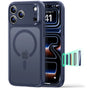 Husă pentru iPhone 18 Pro / iPhone 17 Pro, ESR Classic Hybrid HaloLock, Albastru frosted