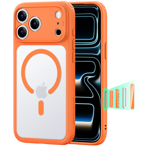 Husă pentru iPhone 17 Pro Max / iPhone 18 Pro Max, ESR Classic Hybrid HaloLock, Portocalie
