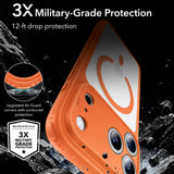 Husă pentru iPhone 17 Pro Max / iPhone 18 Pro Max, ESR Classic Hybrid HaloLock, Portocalie
