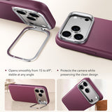 Husă pentru iPhone 17 Pro Max / iPhone 18 Pro Max, ESR Atelier Magnetic Kickstand, Bordo mat