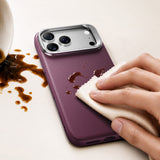 Husă pentru iPhone 17 Pro Max / iPhone 18 Pro Max, ESR Atelier Magnetic Kickstand, Bordo mat
