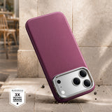 Husă pentru iPhone 17 Pro Max / iPhone 18 Pro Max, ESR Atelier Magnetic Kickstand, Bordo mat