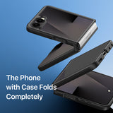 Husă pentru Samsung Galaxy Z Flip8, Dux Ducis Aimo Series, Neagră