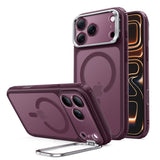 Husă pentru iPhone 17 Pro Max / iPhone 18 Pro Max, ESR Classic Hybrid HaloLock Kickstand, Bordo mat