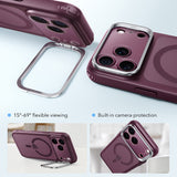 Husă pentru iPhone 17 Pro Max / iPhone 18 Pro Max, ESR Classic Hybrid HaloLock Kickstand, Bordo mat