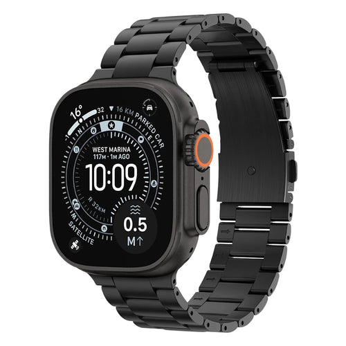 Curea smartwatch pentru Apple Watch 42/44/45/46/49mm, Spigen Modern Fit, Neagra