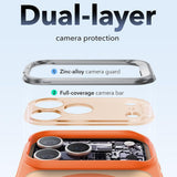 Husă pentru iPhone 17 Pro / iPhone 18 Pro, ESR Classic Hybrid HaloLock Kickstand, Portocalie