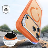 Husă pentru iPhone 17 Pro / iPhone 18 Pro, ESR Classic Hybrid HaloLock Kickstand, Portocalie