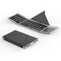 Tastatură wireless Dux Ducis Keyboard Fold-Style, Bluetooth 5.2, USB-C, 180mAh, Layout Engleza, Neagra