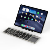 Tastatură wireless Dux Ducis Keyboard Fold-Style, Bluetooth 5.2, USB-C, 180mAh, Layout Engleza, Neagra