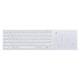 Tastatură wireless Dux Ducis LK Series, Bluetooth 5.0, USB-C, 500mAh, Layout Engleza, Alba