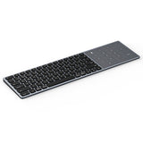 Tastatură wireless Dux Ducis LK Series, Bluetooth 5.0, USB-C, 500mAh, Layout Engleza, Neagra