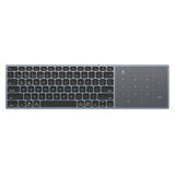 Tastatură wireless Dux Ducis LK Series, Bluetooth 5.0, USB-C, 500mAh, Layout Engleza, Neagra