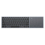 Tastatură wireless Dux Ducis LK Series, Bluetooth 5.0, USB-C, 500mAh, Layout Engleza, Neagra