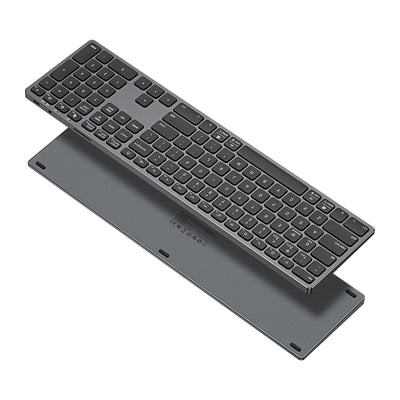 Tastatură wireless Dux Ducis LK Series, Bluetooth 5.0, USB-C, 180mAh, Layout Engleza, Neagra