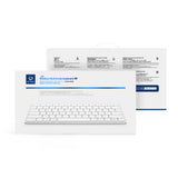 Tastatură Dux Ducis LK Series Mini, Wireless, Bluetooth 5.0, USB-C, 180mAh, Layout Engleza, Alba