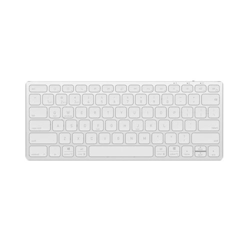 Tastatură Dux Ducis LK Series Mini, Wireless, Bluetooth 5.0, USB-C, 180mAh, Layout Engleza, Alba