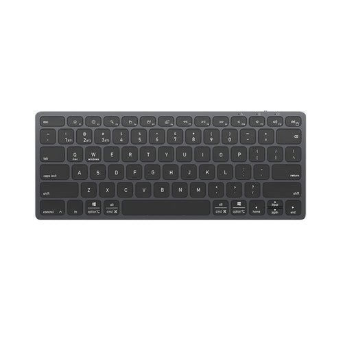 Tastatură wireless Dux Ducis LK Series Mini, Bluetooth 5.0, USB-C, 180mAh, Layout Engleza, Neagra