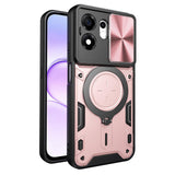 Husă pentru Honor 600 Smart, Techsuit CamGuard Pro, Roz auriu