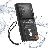 Husă impermeabilă Spigen Aqua Shield A604, Full Protection, IP68, suport touch subacvatic, Neagră