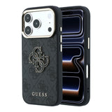Husă pentru iPhone 18 Pro, Guess Hardcase 4G Big Resin Logo, Neagră