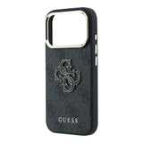 Husă pentru iPhone 18 Pro, Guess Hardcase 4G Big Resin Logo, Neagră