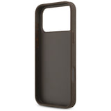 Husă pentru iPhone 18 Pro Max, Guess Hardcase 4G Classic Logo, Maro