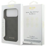 Husă pentru iPhone 18 Pro, Guess Hardcase 4G Classic Logo, Neagră