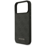 Husă pentru iPhone 18 Pro, Guess Hardcase 4G Classic Logo, Neagră