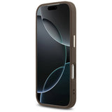 Husă pentru iPhone 18 Pro, Guess Hardcase 4G Big Classic Logo, Maro