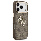 Husă pentru iPhone 18 Pro Max, Guess Hardcase 4G Big Classic Logo, Maro
