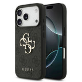 Husă pentru iPhone 18 Pro Max, Guess Hardcase 4G Big Logo, Neagră