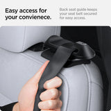Organizator Auto Spigen Backseat Seatbelt Guide ACP06041 pentru Tesla Model Y, Design Curbat, Instalare Sigura - Negru