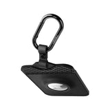 Suport pentru Tesla Key Card / AirTag, Spigen Air Fit ACP08793, Design Slim, cu Carabiner, Negru (2 Pack)