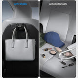 Organizator auto Spigen ACP11563, 2 cârlige scaun, miez metalic, pentru Tesla Model Y / Model 3, Negru