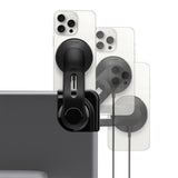 Suport auto cu încărcare wireless Spigen ACP07870, MagSafe, Qi2, 15W, compatibil Tesla, Negru