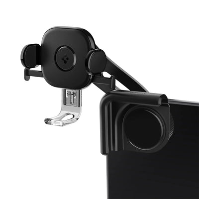 Suport auto pentru Tesla, Spigen Tap Lock ACP07871, montare pe ecran, unghi reglabil, fara adeziv, Negru