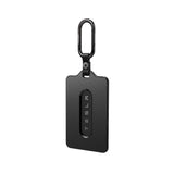Husa cheie auto Spigen Card Holder ACP11310, cu carabiner si 2 folii protectoare, Neagra