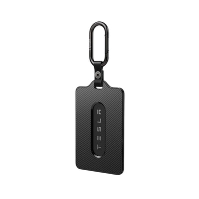 Husa cheie auto Spigen Card Holder ACP11310, cu carabiner si 2 folii protectoare, Neagra