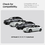 Suport auto pentru Tesla, Spigen Tap Lock ACP07871, montare pe ecran, unghi reglabil, fara adeziv, Negru