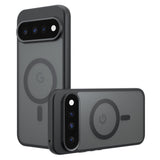 Husă pentru Google Pixel 11 / Pixel 11 Pro, Techsuit PureFrost MagSafe, Neagră frost